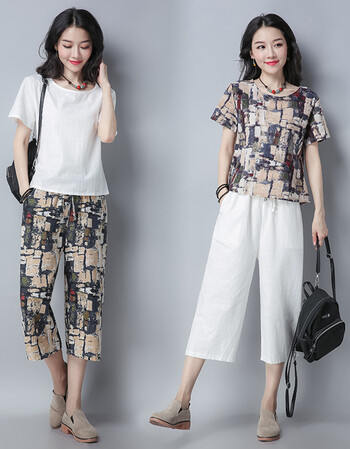 花衣 白裤 m【图片 价格 品牌 报价】-京东