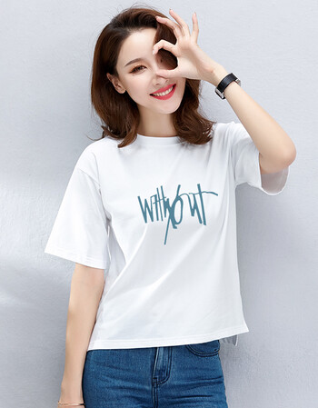 米字旗短袖t恤女宽松2018夏季新品韩版潮时尚印花圆领休闲学生半袖上