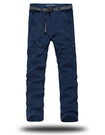 jeep吉普情侣款速干冲锋裤男女夏季薄款户外军款多袋运动沙滩长裤 男