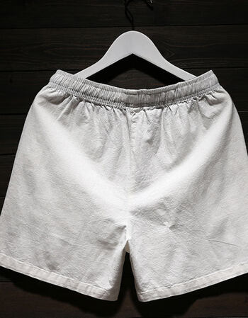 夏季男士短裤韩版夏天社会精神小伙五分裤大裤衩夏天沙滩裤潮流 米