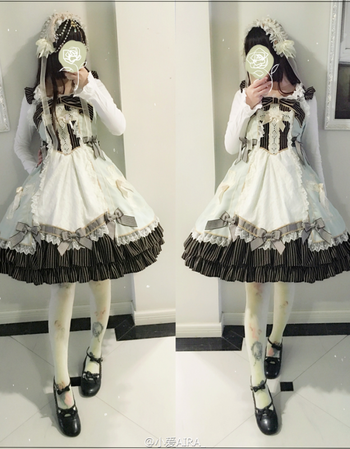古莱登药箱日系软妹暗黑lolita洋装十字架公主裙jsk连衣裙吊带裙