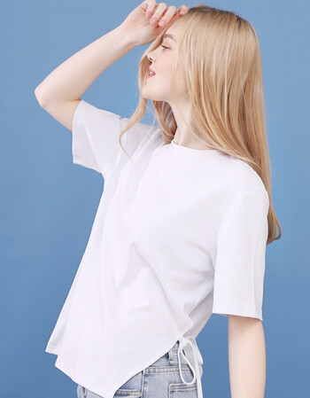 白色短袖t恤女韩范bf学生夏天衣服女潮2018新款纯棉ins半袖t恤女 白色