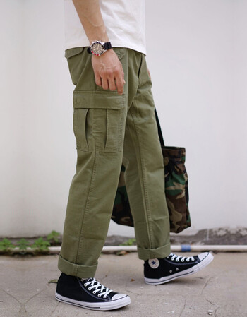 军版长裤 休闲裤 复古工装长裤 卡其裤m5改良 直筒裤 军绿色 w31