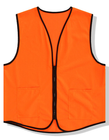 定制义工志愿者马甲 出口东欧户外休闲马夹 橙色 xxl/170-175