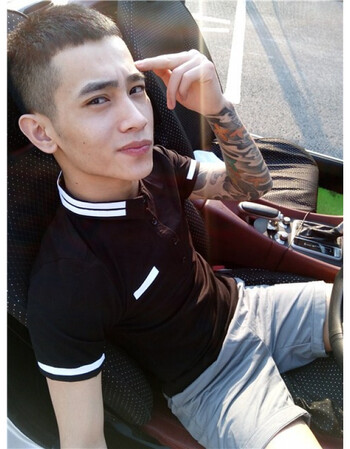 翻领短袖t恤快手猴哥半袖男情侣短袖 t18拼条polo 黑色 3xl