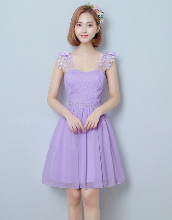 款2017新款韩式伴娘团礼服姐妹裙小礼服连衣裙晚礼服秋季 紫色c款903