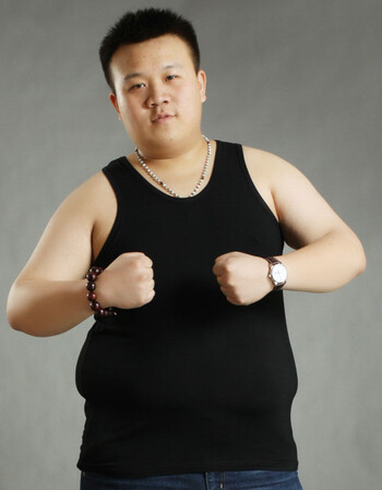 大码男背心加肥加大莫代尔弹力肥佬紧身打底健身跨栏吊带夏季 黑色