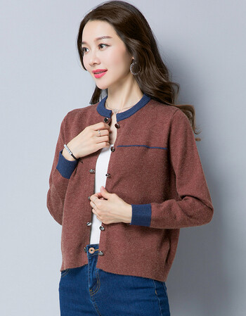 秋装女2018新款 韩版外套 春秋季女装上衣开衫宽松毛衣长袖针织衫