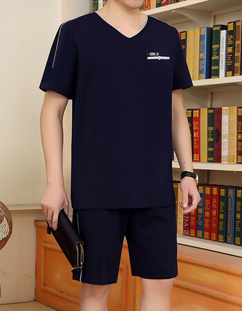 【京东好店】【闪电发货】【两件九折】中年男士运动套装夏季薄款宽松