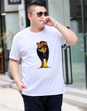 男装 t恤 吉普(jeep) 加肥加大t恤男 青年男短袖t恤加肥加大欧码宽松