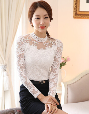 打底衫女长袖t恤秋冬大码小衫短款 韩版修身潮外穿百搭纱上衣 117白色