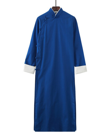 大褂相声服装男德云社快板服民国长衫长袍马褂中式结婚礼服表演服 宝