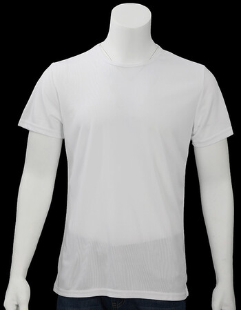 科技疏水防水吸汗t恤速干短袖打底衫透气创意不怕脏的t恤衣服 白色 l