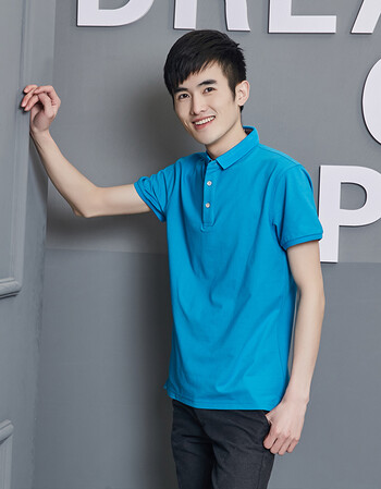 翻领polo衫男t恤定制员工工作服印logo商务文化衫企业体恤印字班服