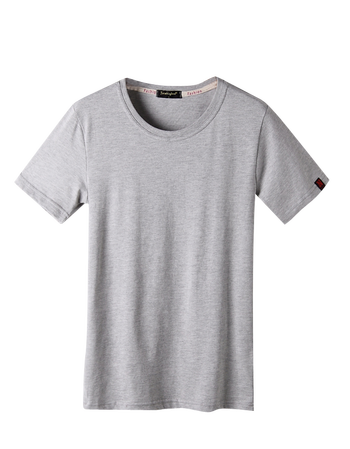 短袖t恤男纯棉圆领衣服夏季体恤宽松潮流加大码打底汗衫胖子半袖 纯棉