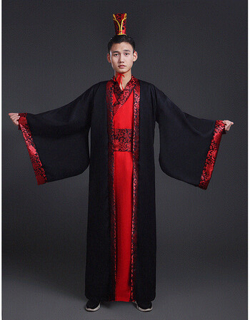 古装汉朝皇上皇帝服装秦朝汉服古代龙袍服太子服戏服演出服成人男 第