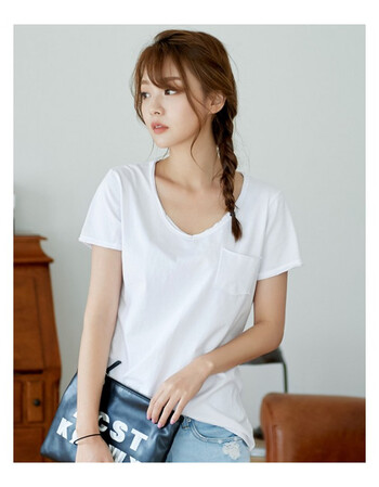 白色t恤女短袖上衣2018新款宽松简约韩版纯棉夏季短款小衫百搭体时尚