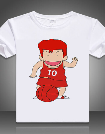 灌篮高手t恤女男装 学生短袖卡通三井寿 樱木花道 流川枫篮球夏季 3 l