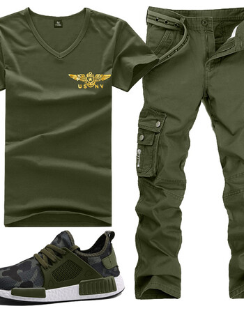 军绿色户外军装战狼迷彩服套装军迷野战短袖男t恤特种兵军旅风潮 676v