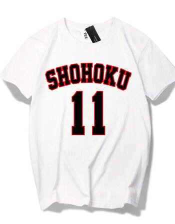 湘北男短袖 樱木花道篮球夏季印花流川枫衣服球衣 湘北11号正面版