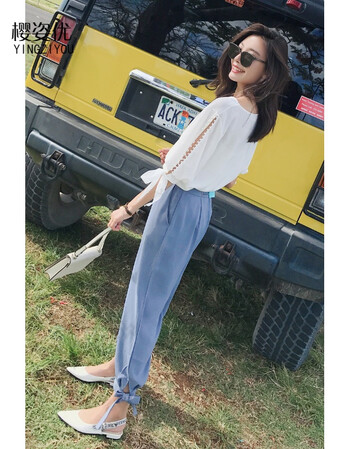 白色上衣 蓝色裤子 l【图片 价格 品牌 报价】-京东