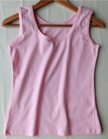 纯棉吊带背心女打底内搭无袖夏外穿上衣2018新款韩版学生 粉红色 2xl