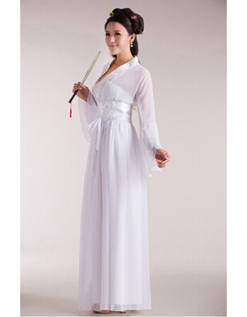 普戈斯(pugesi)新款古装服装唐装汉服古代新贵妃古筝演出服七仙女舞台