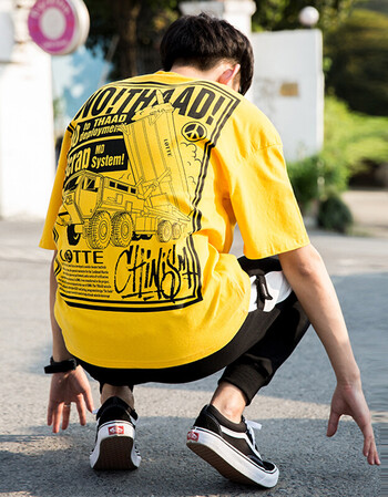 男装2018夏季宽松大码男士短袖t恤oversize街头潮流半袖宽松圆领体恤