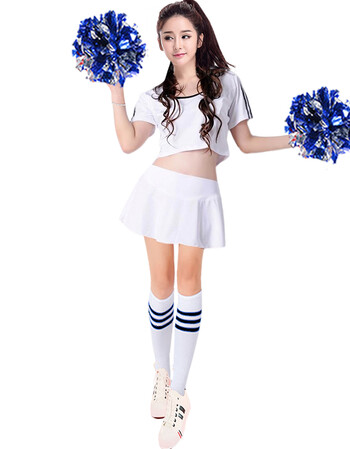 漫呦呦足球宝贝啦啦队服装女2018世界服性感表演露脐套装酒吧夜店