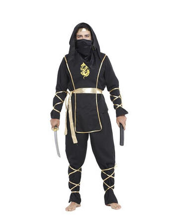 万圣节六一儿童节男子忍者服装cos角色扮演化装舞会舞台服 成人 s