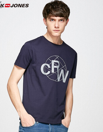 jack 1 jones 杰克 1 琼斯代购/新品纯棉潮流印花图案字母短袖t恤2181