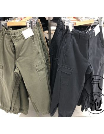 现货 国内专柜代购 男装 束脚运动裤(工装) 412825 57深橄榄色 170