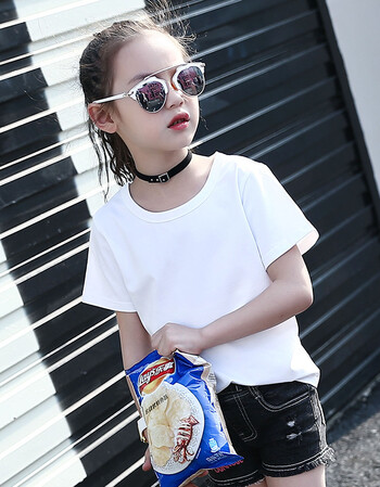 5女童短袖t恤2018夏装9中大童小学生女孩10宽松12洋气13儿童15岁抖音