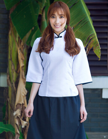 礼服五四青年民国学生装影楼服装毕业校大合唱舞台演出服 白色全棉