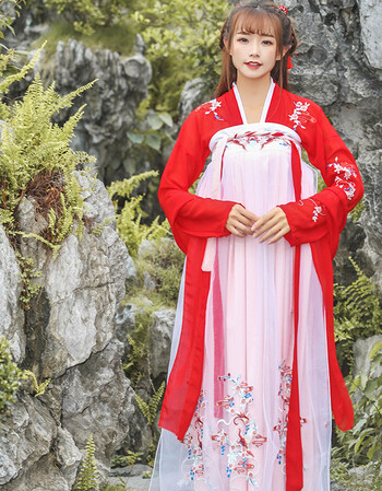 女装 旗袍/唐装 熙枫(xifeng 2018新品传统汉服女对襟齐胸襦裙古装
