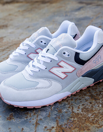 运动慢跑有限公司2018新款樱花男鞋女鞋官方夏跑步鞋nb 999系列樱花粉