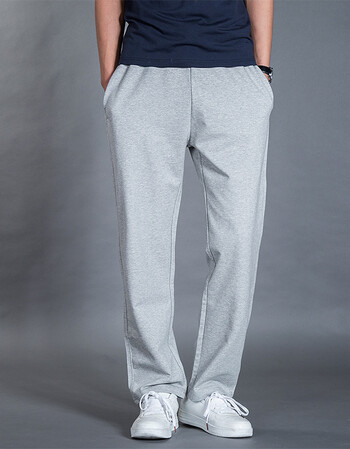 秋季新款运动裤男弹力直筒休闲裤薄款大码卫裤跑步裤男士宽松长裤