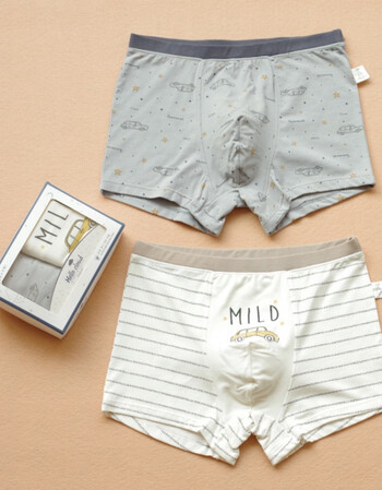 男童内裤莫代尔儿童平角内裤青少年中大童四角裤小男孩短裤薄 1026原