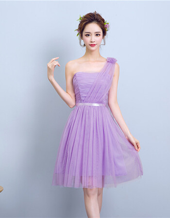 伴娘服短款2018新款时尚韩版聚会中袖连衣裙姐妹团显瘦毕业晚礼服 b