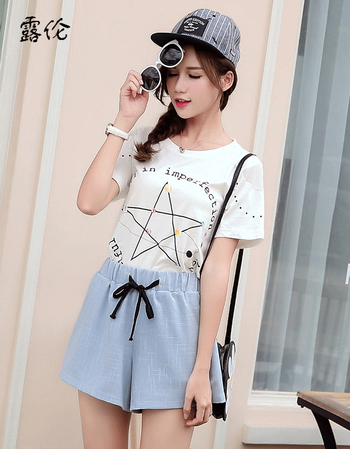 t恤女夏2018新款女装韩版显瘦时尚圆领女生体恤夏季上衣学生 白色 m