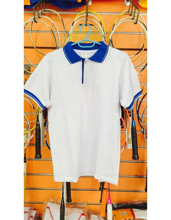 顺德区初中高中学生旧款蓝白校服夏装蓝白色上衣t恤长裤外套校服cmz