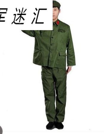 部隊特種兵陸軍空軍合唱團服服裝服裝拍照軍裝演出服 60 70年代軍裝