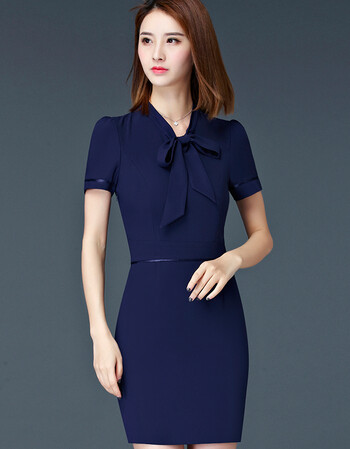 夏装女职业连衣裙夏2018新款时尚气质ol包臀女装正式场合职场工作服
