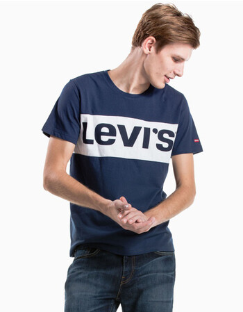 levis李维斯 18年秋季 美式复古潮流系列男士拼接短袖t恤 56803-0000