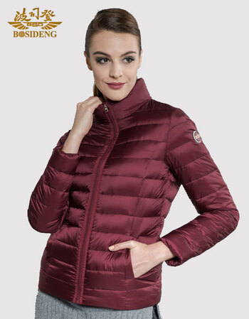 波司登(bosideng)14年款羽绒服女冬外套修身短款 b1401052t 1076(梅雅
