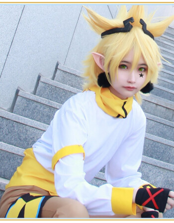 送耳朵凹凸世界cosplay服lol動漫人物嘉德羅斯cos服裝男女服假髮 女生