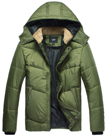 户外休闲棉衣 透气轻盈修身外套男 6363 d款暗军绿色 m