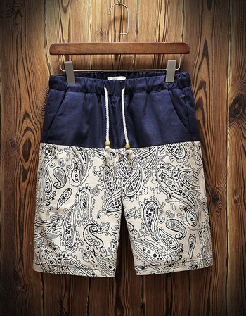 夏季三福潮流supreme短裤亚麻五分裤a21p官方旗舰店男装 superme 腰果