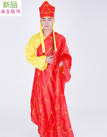 【秋尚新】唐僧袈裟和尚僧人西游记道具道袍黄海清演出服装法海袈裟