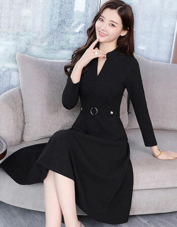 春装连衣裙套装女装秋季女装适合25至30-35到40岁潮性感大码妈妈女装